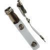 Clip in metallo con bretella in vinile modellato (conf. da 100 pz.)