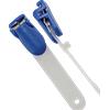 Clip in plastica blu - bretella in nylon modellato (conf. da 100 pz.)