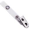 Clip a coccodrillo in met. con bretella in vinile (conf. da 100 pz.)