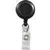 Yo-yo portabadge NERO con fascetta in vinile (conf. da 100 pz.)