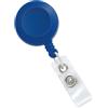 Yo-yo portabadge BLU ROYAL con fascetta in vinile (conf. da 100 pz.)