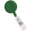 Yo-yo portabadge VERDE con fascetta in vinile (conf. da 100 pz.)