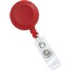 Yo-yo portabadge ROSSO con fascetta in vinile (conf. da 100 pz.)