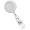 Yo-yo portabadge BIANCO con fascetta in vinile (conf. da 100 pz.)