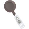 Yo-yo portabadge GRIGIO con fascetta in vinile (conf. da 100 pz.)