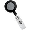 Yo-yo portabadge NERO con adesivo argentato (conf. da 100 pz.)