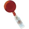 Yo-yo portabadge traslucido ROSSO (conf. da 100 pz.)