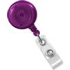 Yo-yo portabadge traslucido VIOLA (conf. da 100 pz.)