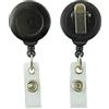 Yoyo portabadge anti-attorcigliamento NERO (conf. da 100 pz.)