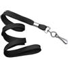 Cordoncino piatto 10 mm NERO - gancio in metallo (conf. da 100 pz.)