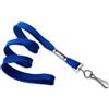 Cordoncino piatto 10 mm - BLU ROYAL - con gancio in metallo (conf. da 100 pz.)