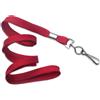 Cordoncino piatto 10 mm ROSSO - gancio in metallo (conf. da 100 pz.)