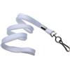 Cordoncino piatto 10 mm BIANCO - gancio in metallo (conf. da 100 pz.)