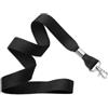 Cordoncino ondulato 16 mm NERO con moschettone (conf. da 100 pz.)