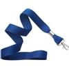 Cordoncino ondulato 16 mm BLU ROYAL - moschettone (conf. da 100 pz.)