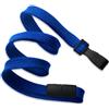 Cordoncino piatto 10mm BLU ROYAL - clip e sgancio (conf. da 100 pz.)