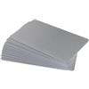 Tessera in PVC argento 0,76mm su 2 lati (conf. da 100 pz.)