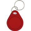Portachiavi ROSSO con tag a 125kHz EM4100 TK17