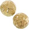 DRW Set di 2 palline in ceramica in oro 11,5 cm