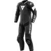 Dainese TUTA DA MOTO TOSA PELLE 1 PZ PERF. BLACK/BLACK/WHITE | DAINESE