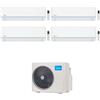 MIDEA CONDIZIONATORE MIDEA QUADRI SPLIT EVOLUTION 9000+9000+9000+9000 BTU INVERTER WIFI M4OE-28HFN8-Q A++