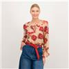 Mood Atelier Blusa girocollo fantasia