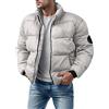 Fulidngzg Giacca Invernale Uomo Casual Taglie Forti Slim Fit Piumino Parka Caldo 4 Stagioni 4XL Giacca Imbottito con Cappuccio Offerta Giubbotto Invernale Leggero Manica Lunga Elegante Giubbino Cappotto