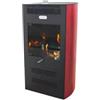 Tecno Air System Stufa a bioetanolo ventilata tecno air system ruby elegance bordeaux 3 kw