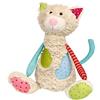 Sigikid 42842 Peluche gatto Patchwork Sweety per giocare e coccolare in morbido mix di materiali per neonati e bambini, ragazzi e ragazze da 0 mesi a 8 anni, multicolore/gatto 30 cm