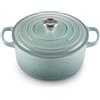 LE CREUSET Cocotte Rotonda Evolution in Ghisa 22 cm Sea Salt