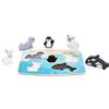 HAPE INTERNATIONAL MILANO SRL Hape Puzzle Tattile Animali Polari in Legno