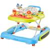 Aziamor Girello Multi Funzione 5 in 1 con Funzione Dondolo Primi Passi e Centro Attivita Blu