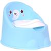 Aziamor Vasino Dumbo dal Design Ergonomico Con Coperchio e Funzione di Sgabello Azzurro