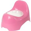 Aziamor Vasino Popo per Bambini con Seduta Ergonomica e Schienale Rialzato Rosa
