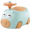 Aziamor Vasino Piggy Ergonomico Con Coperchio e Funzione Sgabello e Volante Interattivo Verde