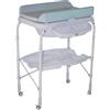 Aziamor Pratik Fasciatoio e Bagnetto 2 in 1 colore Azzurro