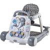 Aziamor Girello Flipper Multiattività 3 in 1 Con Giochi Luci e Suoni colore Grigio