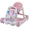 Aziamor Girello Flipper Multiattività 3 in 1 Con Giochi Luci e Suoni colore Rosa