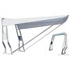 OSCULATI Tendalino Telescopico Anteriore Bianco per Roll-Bar 120 x 145 cm