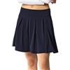 In One Clothing Gonna classica a pieghe con pantaloncini interni, per scuola, tempo libero e feste, Blu scuro, 6 anni