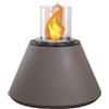 Your Self Srl Camino a bioetanolo braciere da giardino da terra per interno esterno STROMBOLI Tortora d.60 x h56