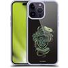 Head Case Designs Licenza Ufficiale Harry Potter Slytherin Deathly Hallows XIV Custodia Cover in Morbido Gel Compatibile con Apple iPhone 14 PRO Max