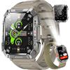 Blackview Smartwatch Uomo, Smartwatch Militare Uomo Fitness con Chiamate Bluetooth,2.01" Orologio Intelligente 112+ Modalità Sportive/900 mAh/Sonno/Cardiofrequenzimetro/Torcia/Bussola per Android IOS