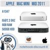 Apple Mac Mini A1347 Mid 2011 Cpu i5-2.30Ghz 6gb RAM 500gb HDD osx High Sierra