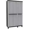 Terry Armadio alto terry twist black 102a in resina grigio e nero 102x39x170 cm