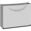 Terry Scarpiera modulare terry harmony effetto rattan bianco 51x19x39 cm