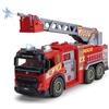 Dickie Toys - Volvo FMX Giant Fire Truck (57 cm), Grande Camion dei Pompieri con Acqua, Scala, Luci & Suoni, +3 Anni, batterie incluse, 203719031