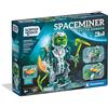 Clementoni Scienza e Gioco Robotics - Space Miner, Robot 3 in 1 da Costruire, per Bambini 9+ Anni, con Motore a Molla e App Dedicata per l'Assemblaggio, Lingua Italiana, 19344
