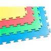 Pavimentazione EVAFLOOR antitrauma ignifuga - cm 100x100x1 Rosso