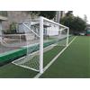 Porte da calcio 5x2 mobili palo ovale traversa divisa 2 Reti mod. Pesante